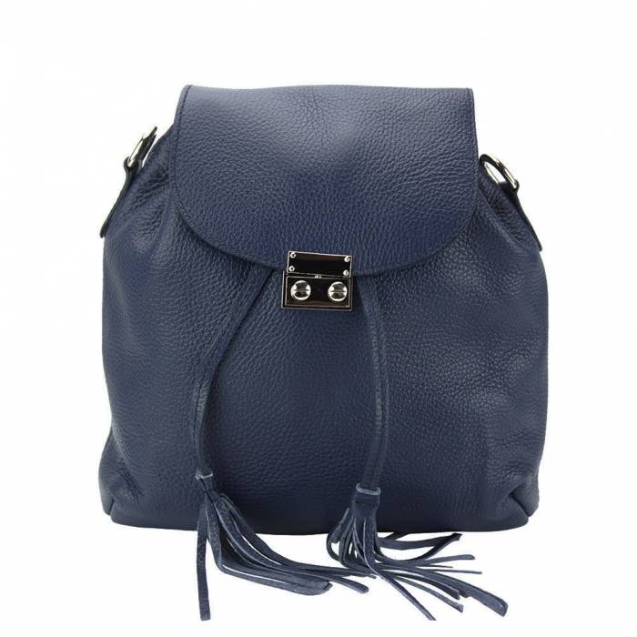 Damask Women Leather Backpack