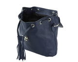 Damask Women Leather Backpack