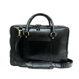 Genuine Leather Laptop Bag Black