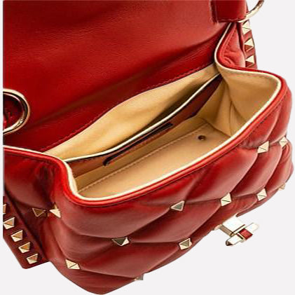Candy Stud Mini handle Leather Bag