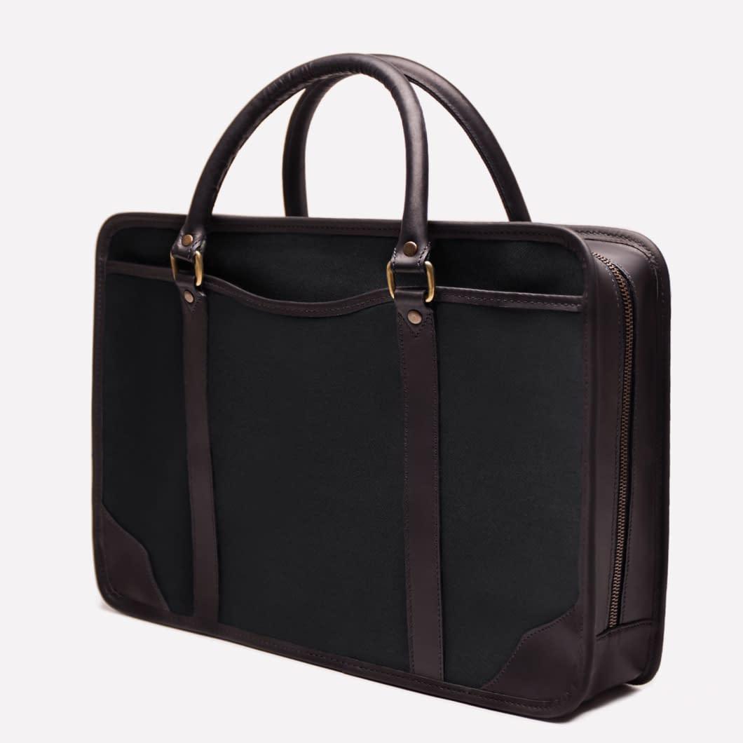 Women's Canvas Briefcase Black