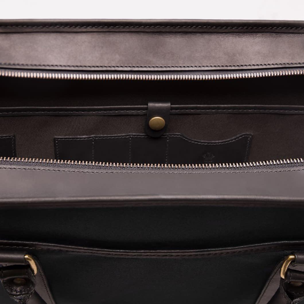 Women's Canvas Briefcase Black