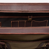 Women's Canvas Briefcase Olive Havana