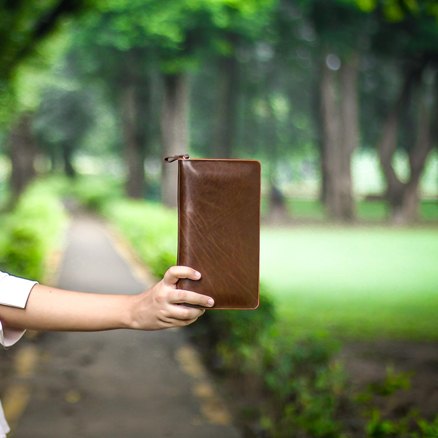 Cirrostratus Leather Wallet And Clutch Combo