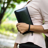 Cirrus Leather Wallet And Clutch Combo