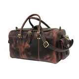 Camelide Dark Brown Hunter Leather Weekend Bag