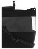 Women Zip Top Twin Handle, Black