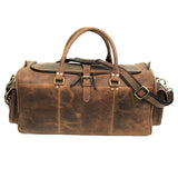 Haflinger Brown Genuine Leather Weekend Bag