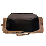 Hanoverian Brown Genuine Leather Weekend Bag