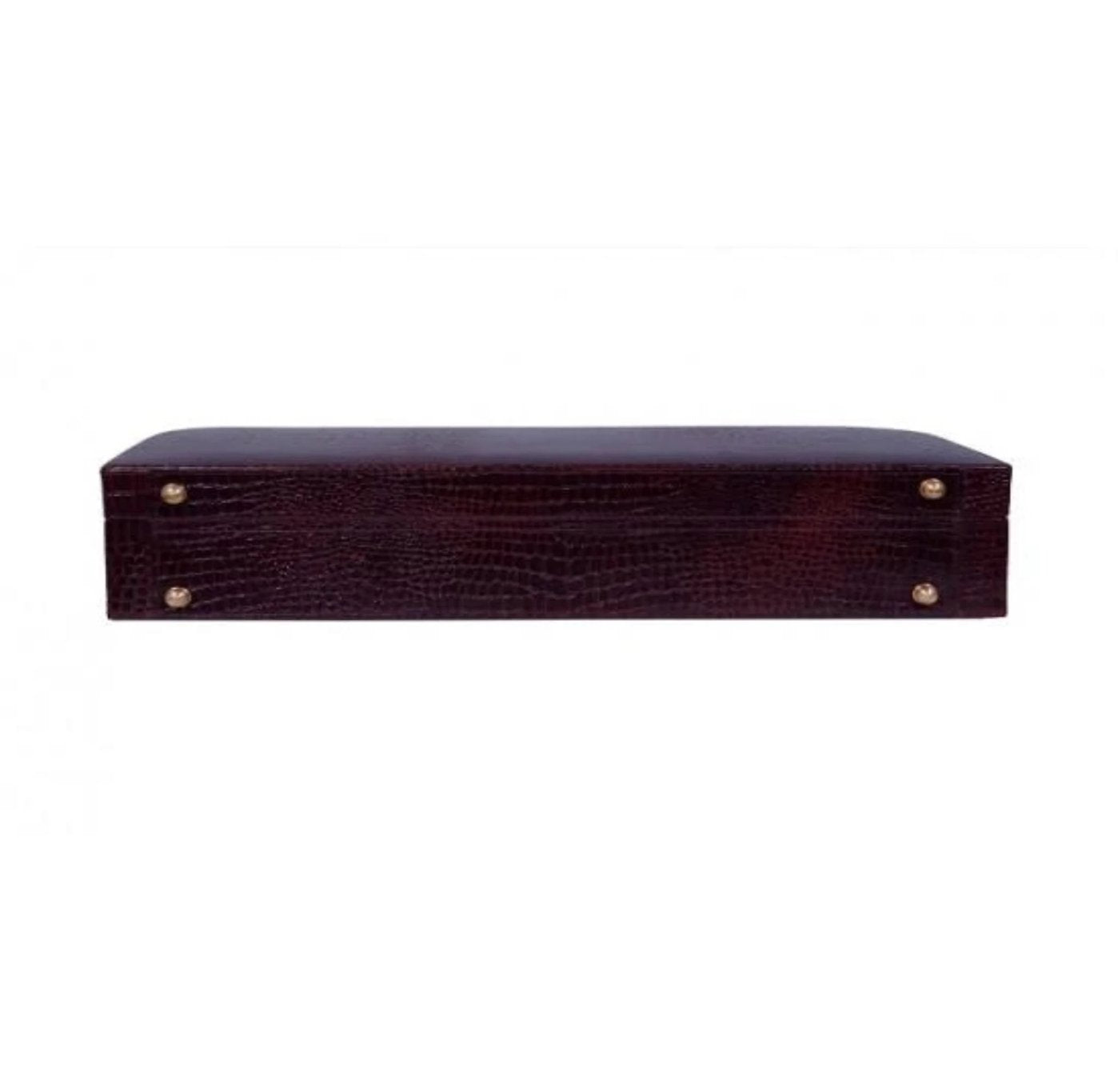 Heritage Ben Nevis Lid Over Attache Case with Multi Pockets, Crocodile Print