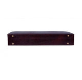 Heritage Ben Nevis Lid Over Attache Case with Multi Pockets, Crocodile Print