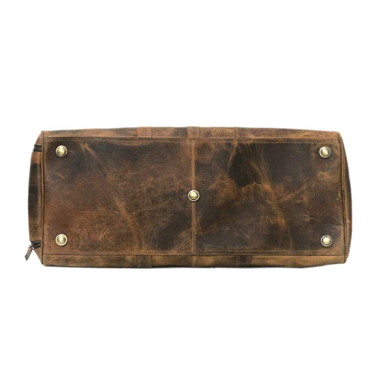 Hunter Leather Travel Bag Brown