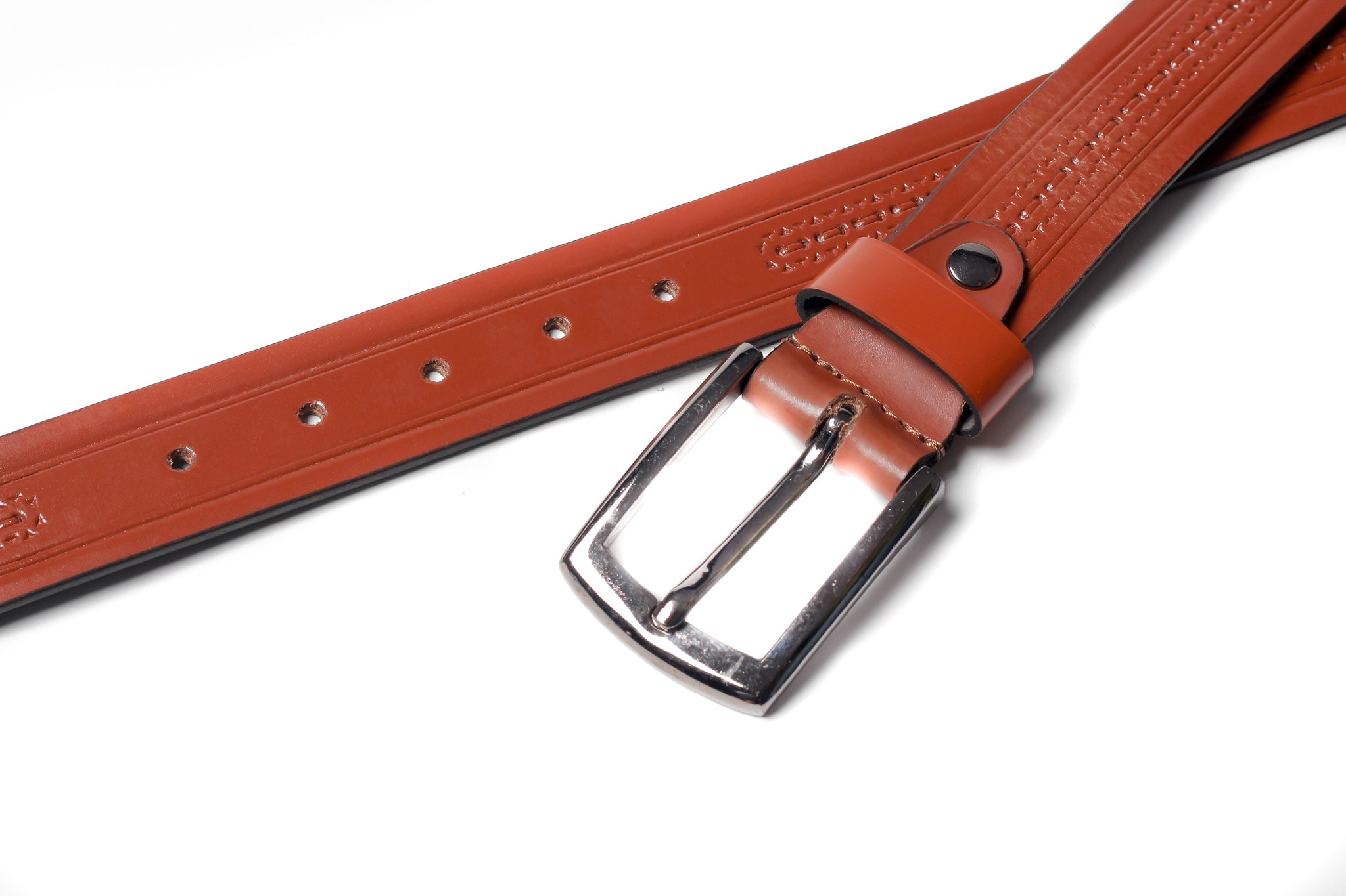 Men's Array Leather Belt Tan