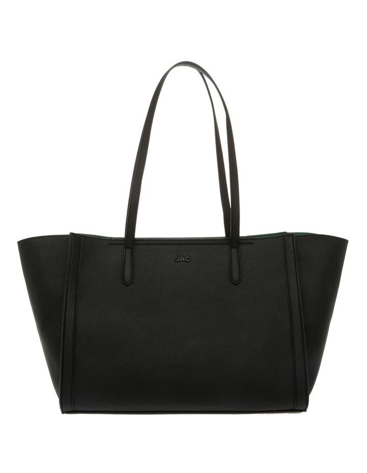 Women Zip Top Twin Handle, Black