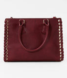 Camelide Women's Structure Purse, Burgundy