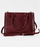 Camelide Women's Structure Purse, Burgundy