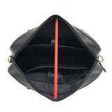 Men Genuine Leather Laptop Bag Matt Black