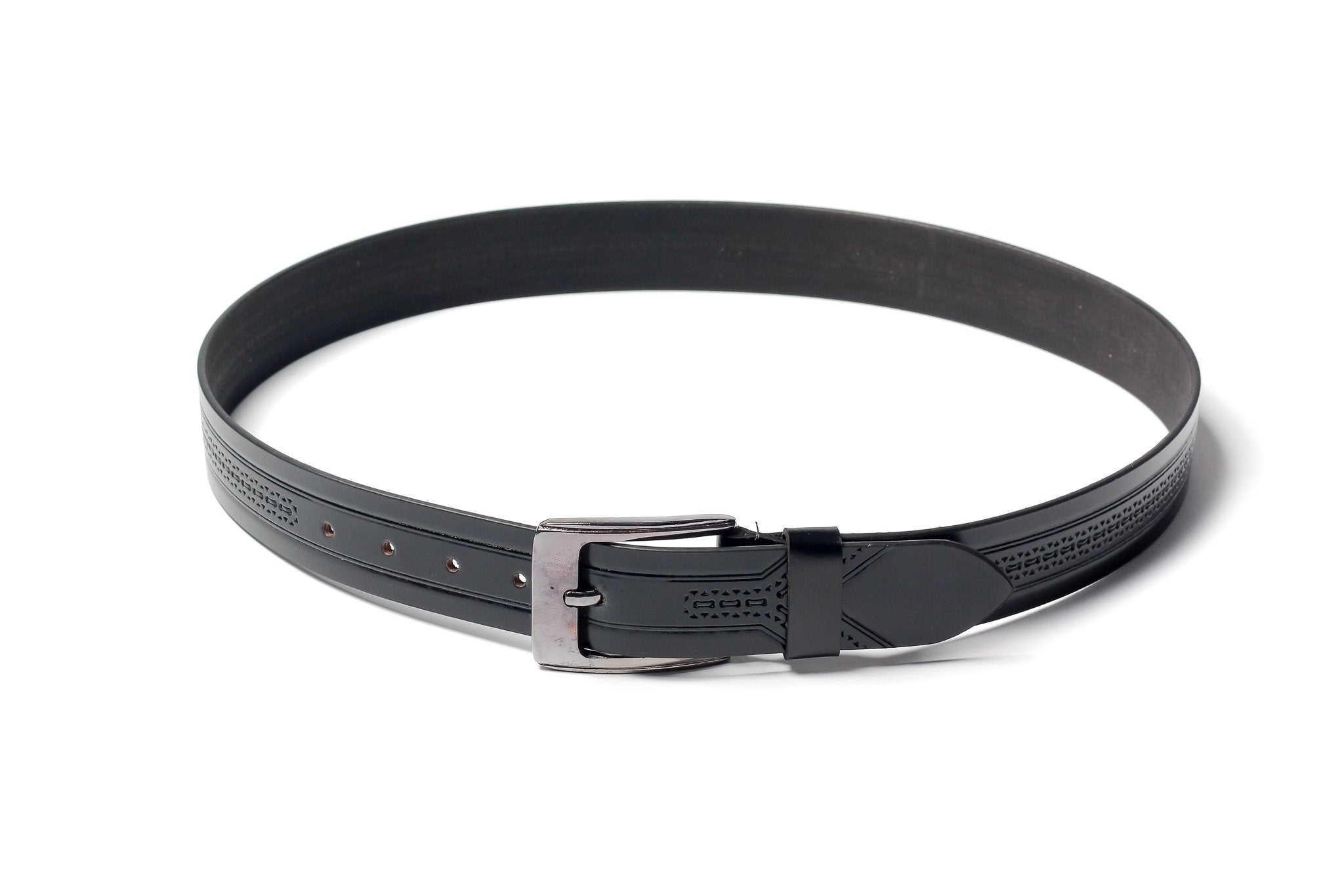 Men's Array Leather Belt Black 3