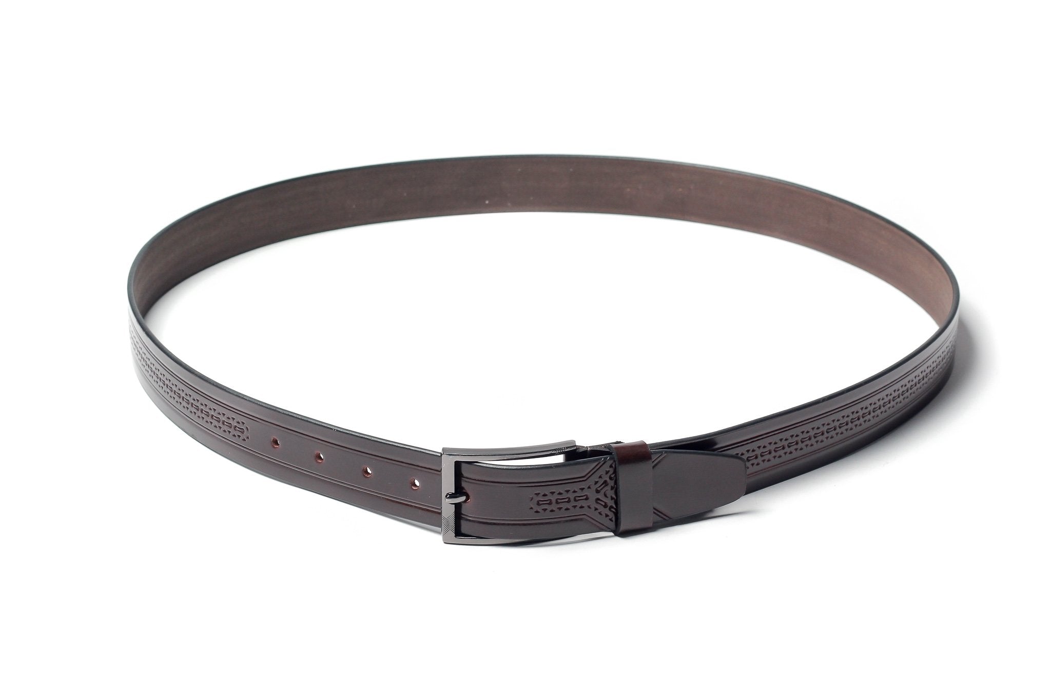 Men's Array Leather Belt Brown 5