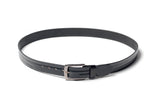 Men's Embossed Leather Belt Black 5