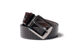 Men's Palladium Lines Leather Belt Brown 1