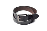 Men's Palladium Lines Leather Belt Brown