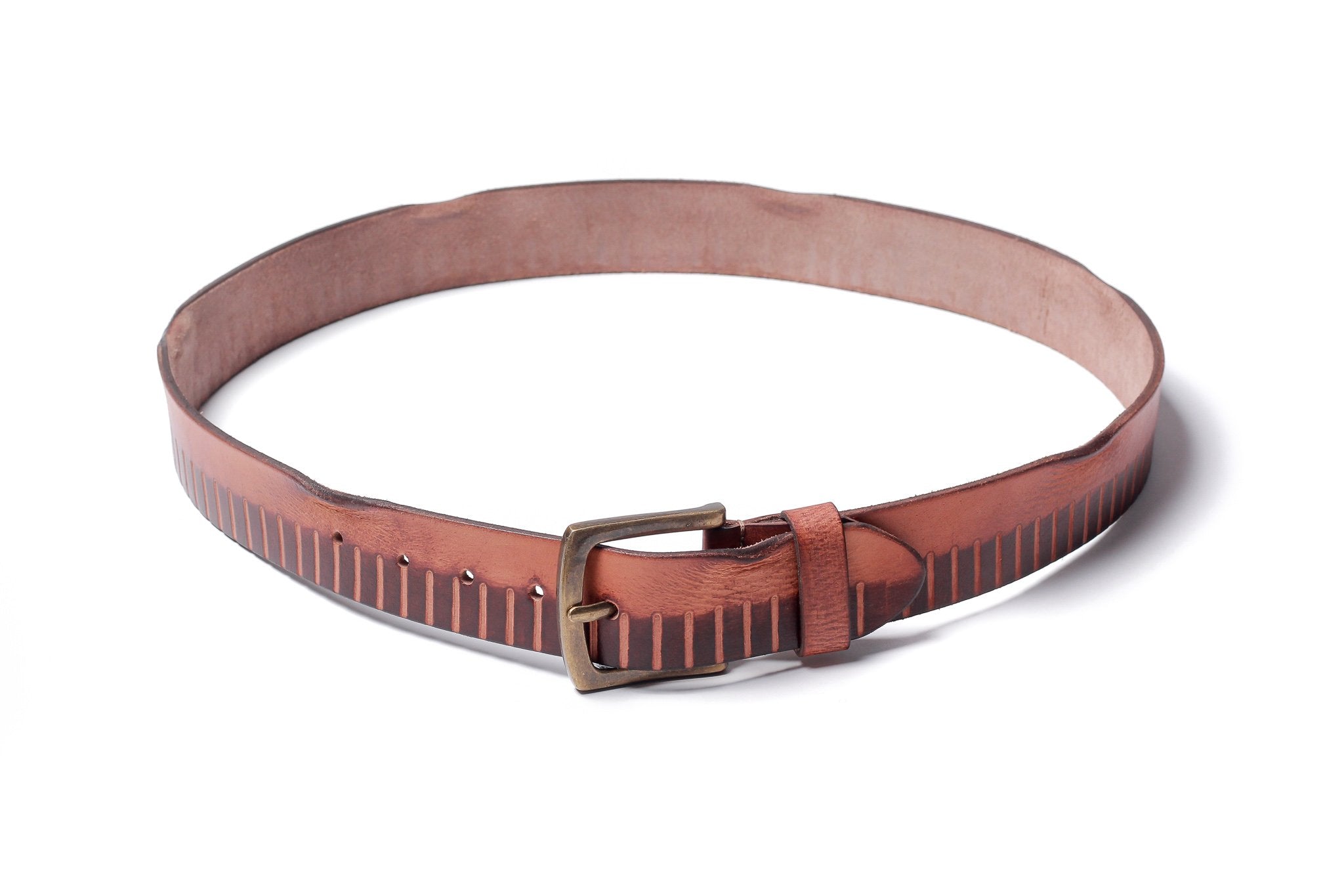 Men's Ranger Leather Belt Brown 4