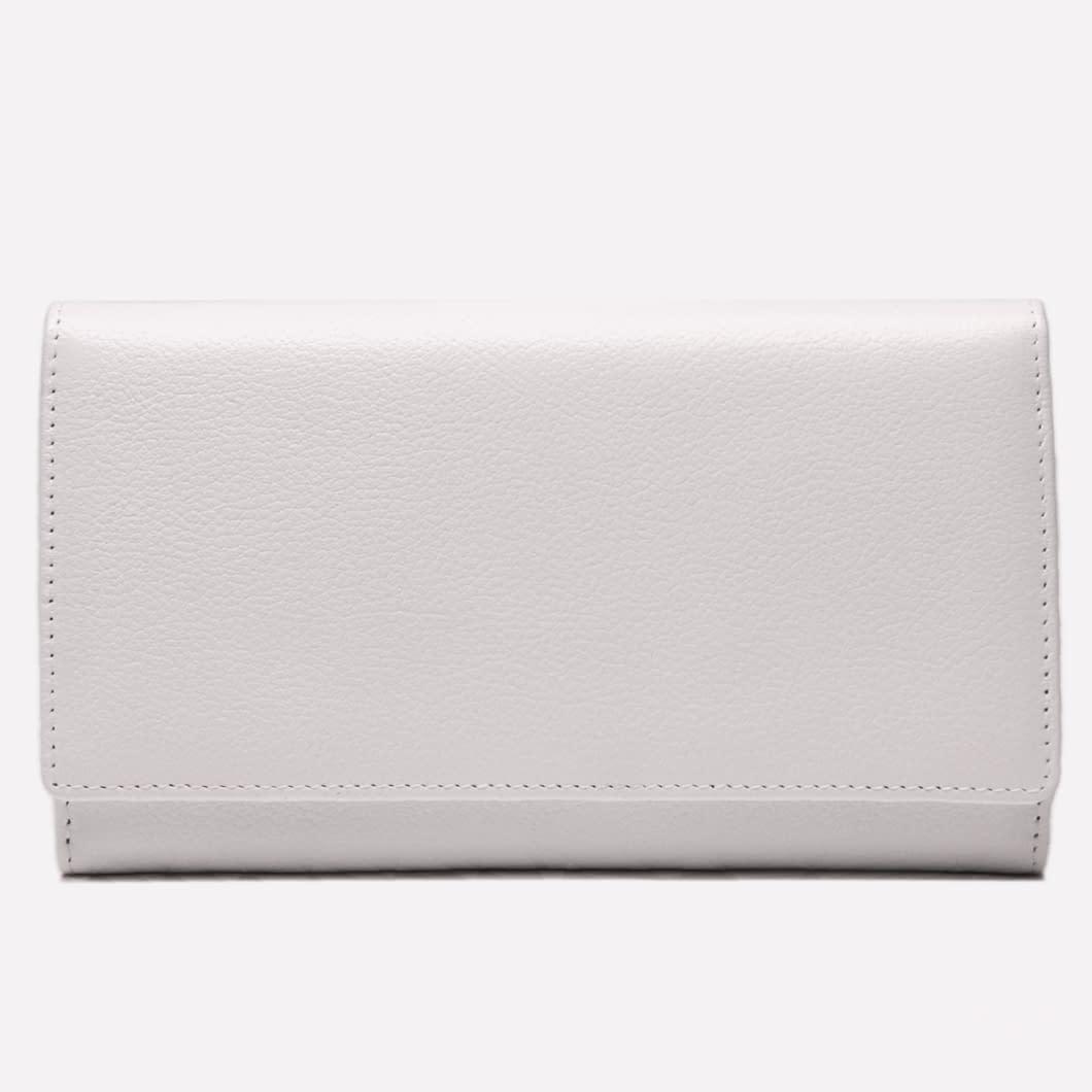 Women's Flap Over Purse White