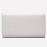 Women's Flap Over Purse White