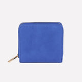 Women Blue Two Fold Card Case