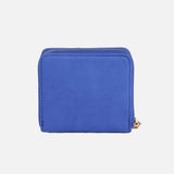 Women Blue Two Fold Card Case