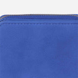 Women Blue Two Fold Card Case