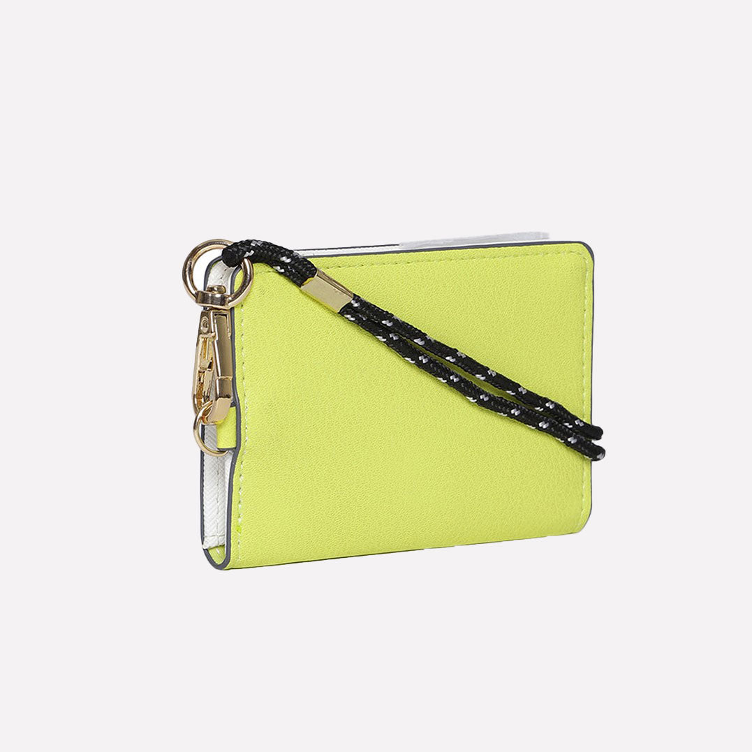 Fluorescent Green Women Cardholder