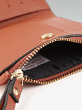 Perkins Brown Two fold Women Cardholder