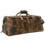 Hunter Leather Travel Bag Brown
