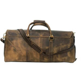 Hunter Leather Travel Bag Brown