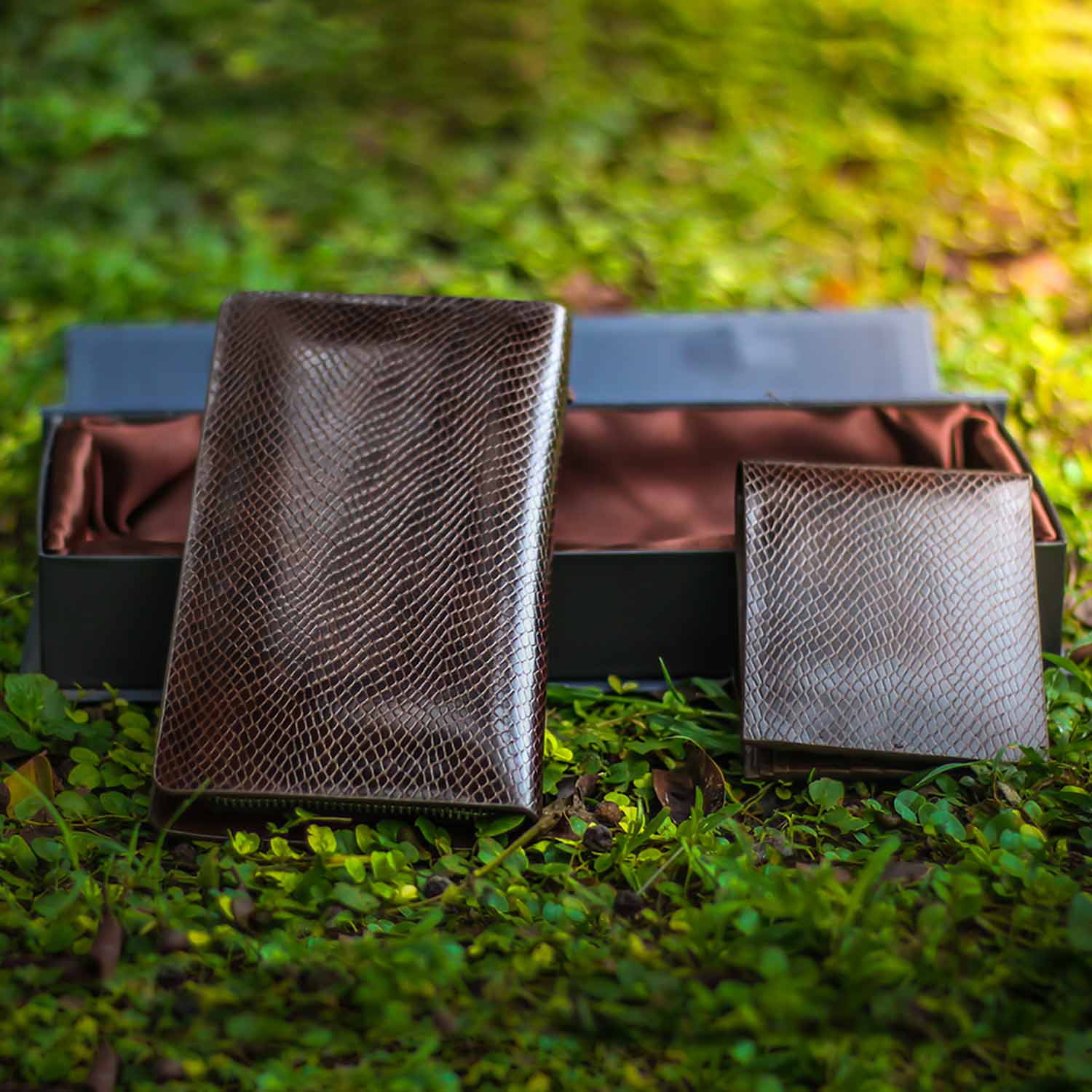 Mammatus Leather Wallet And Clutch Combo