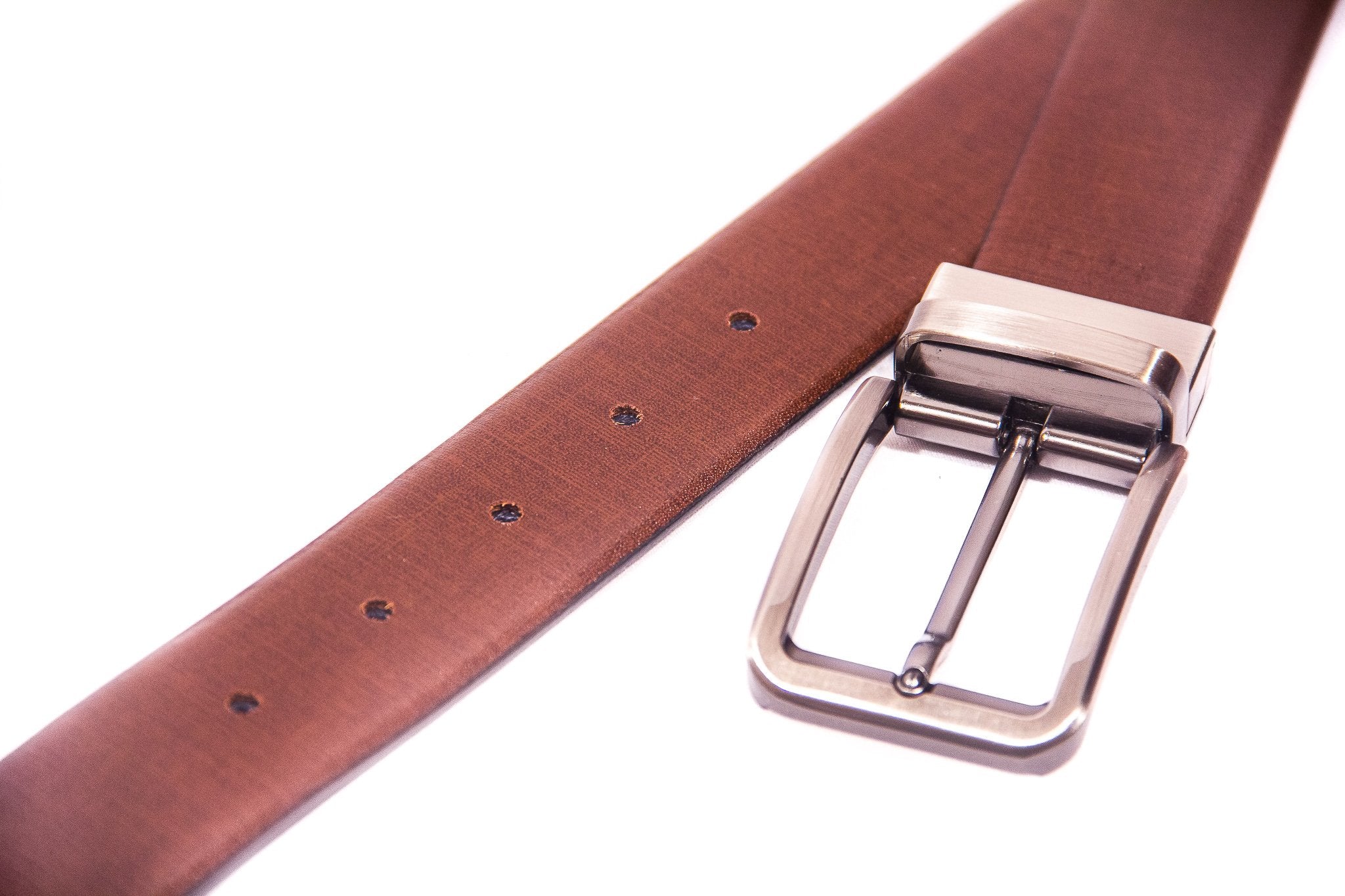 Men's Fabric Reversible Leather Belt 3