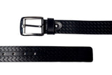 Men's Palladium Lines Leather Belt Black 2