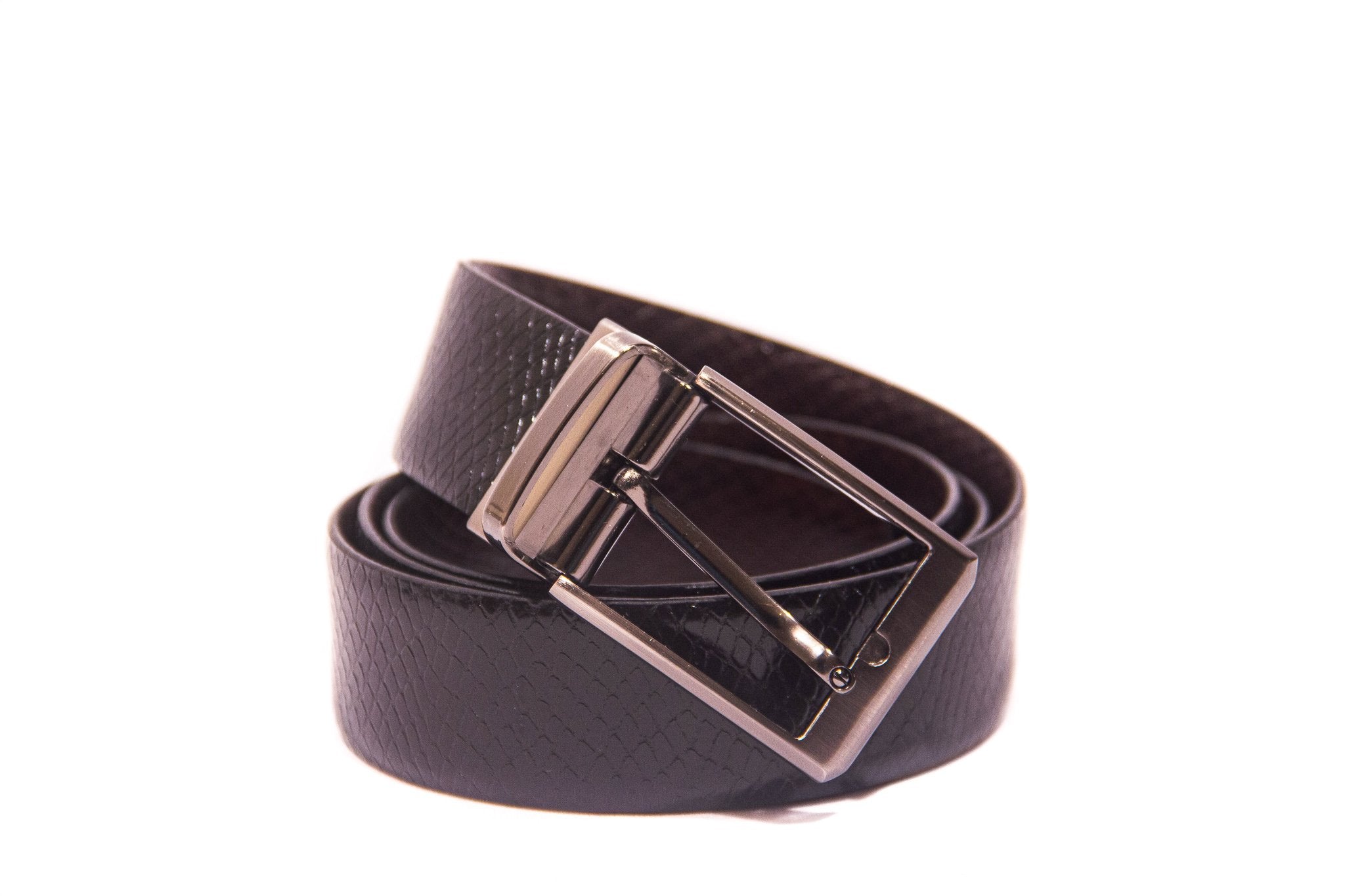 Men's Snake Reversible Leather Belt 1