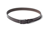 Men's Textured Leather Belt Brown 4