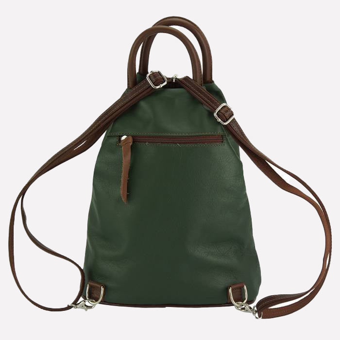 Portulaca Women Leather Backpack